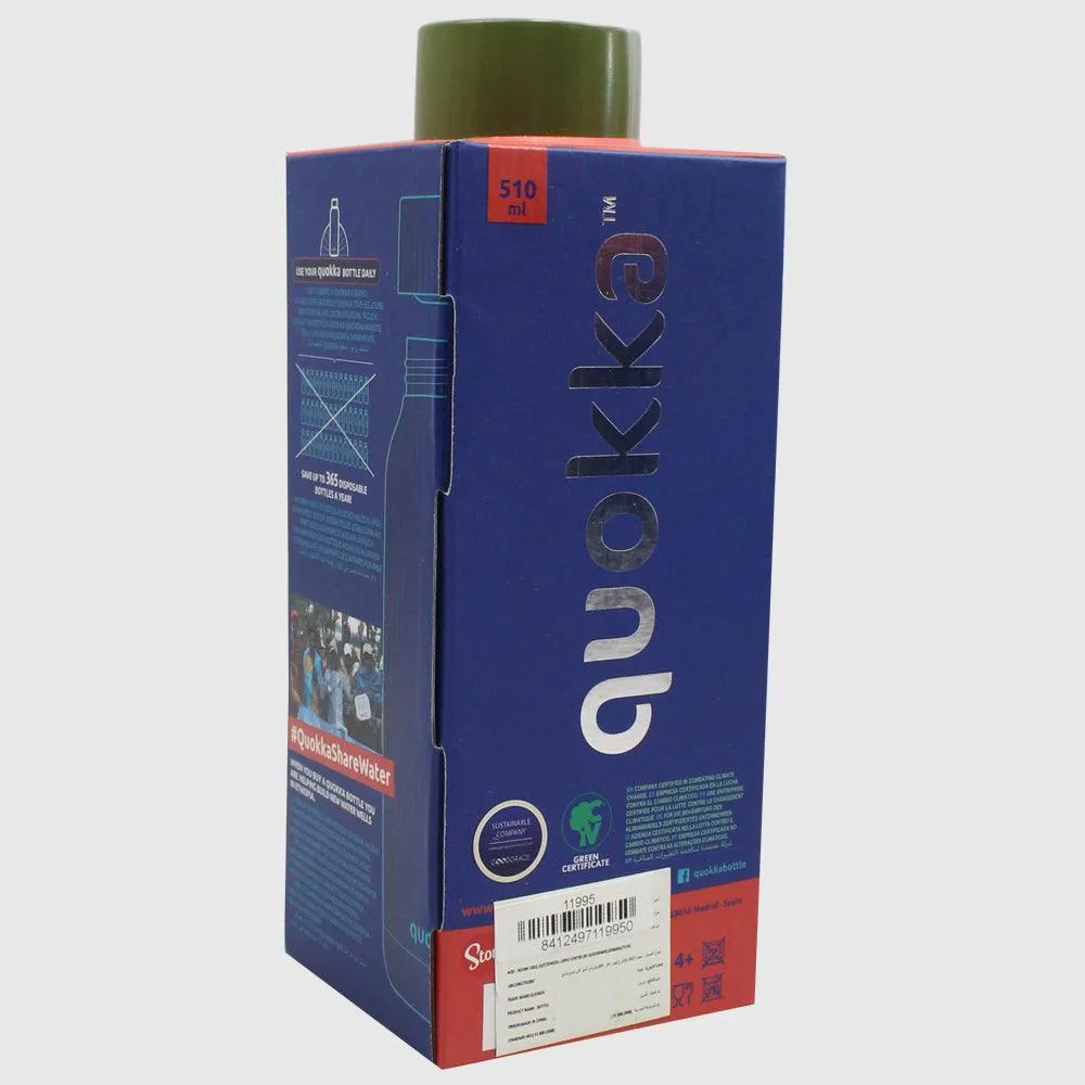 Quokka Olive Green Thermal Bottle Stainless Steel Ultramarine (510 ml)