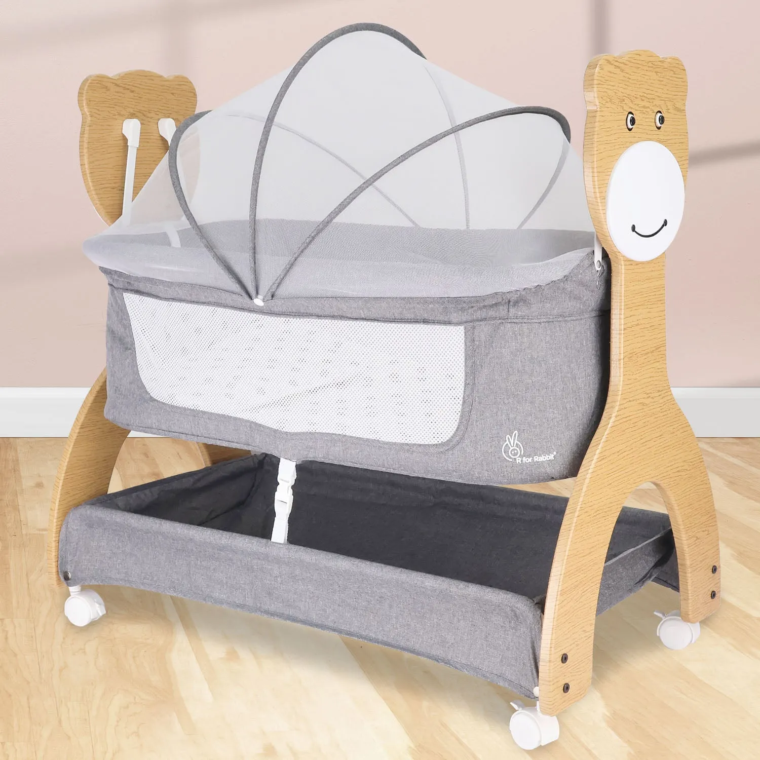 R for Rabbit Lullabies Woodsy Manual Cradle