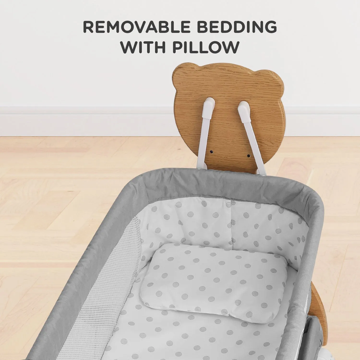 R for Rabbit Lullabies Woodsy Manual Cradle