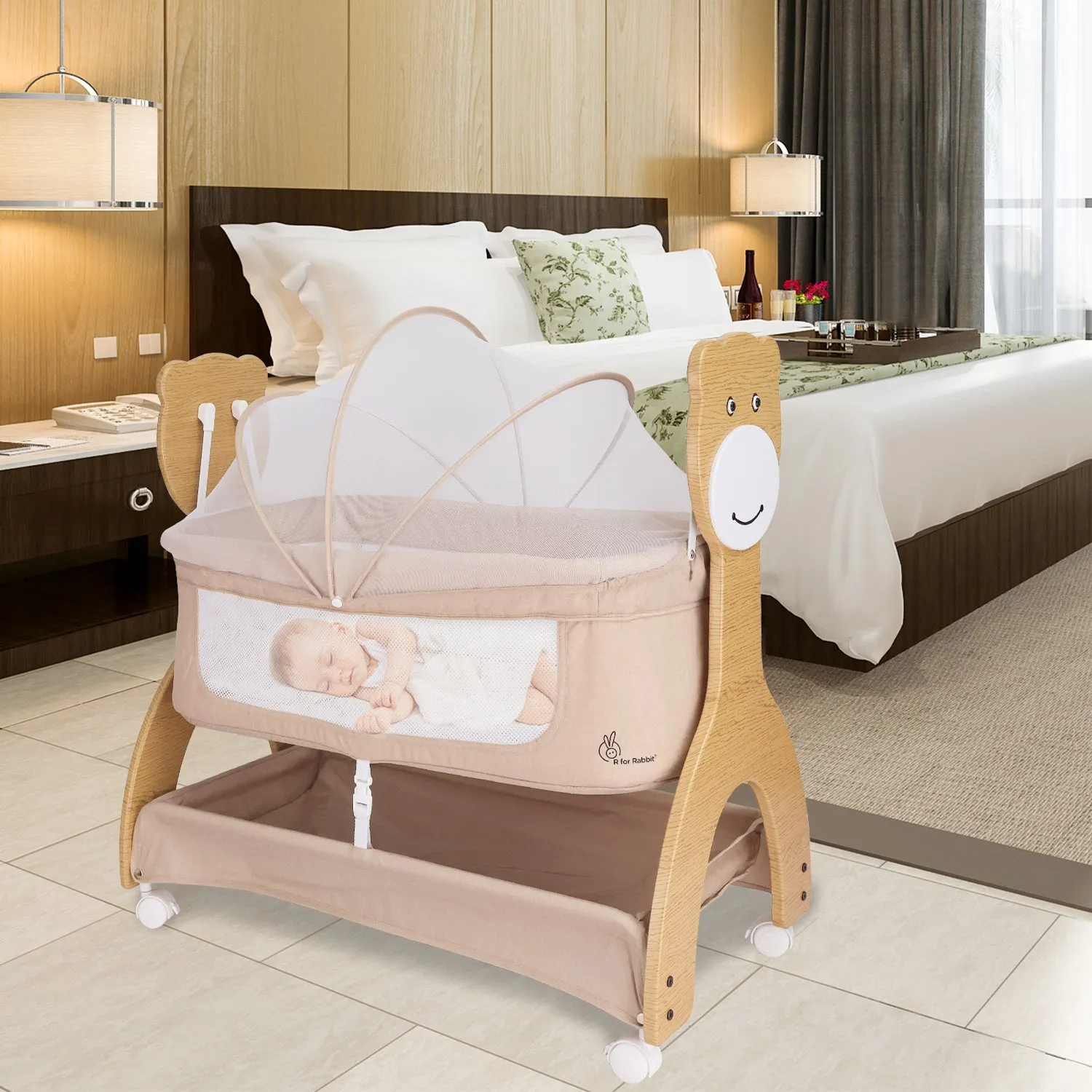 R for Rabbit Lullabies Woodsy Manual Cradle