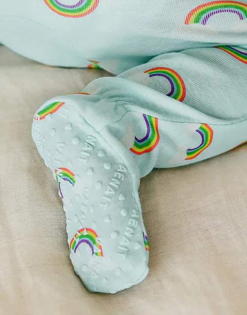 Rainbow Baby Footed Sleepers