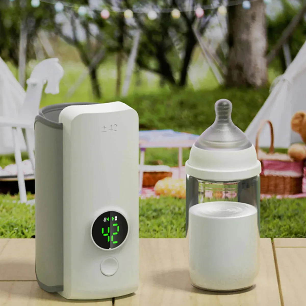 Sharu Bliss Wireless Rechargeable Baby Bottle Warmer