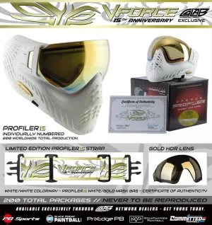 VForce Profiler Mask 15th Anniversary White Gold - 1 of 200