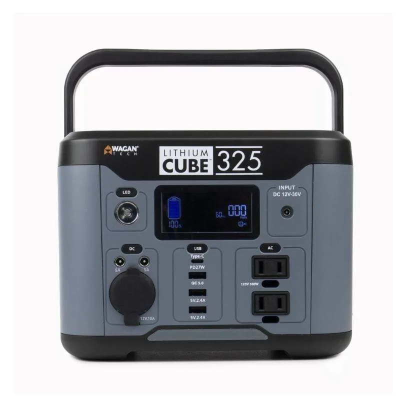 Wagan Lithium Cube 325 Portable Power Station EL8832