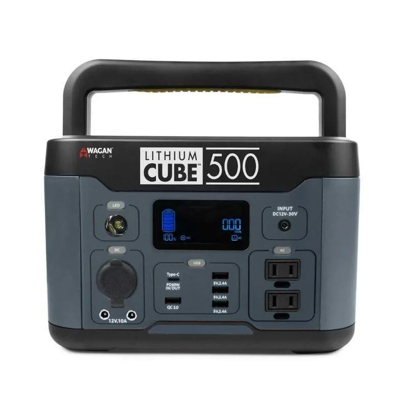 Wagan Lithium Cube 500 Portable Power Station EL8834