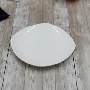 White Bread Plate 6.5" inch X 6.5" inch | 16.5 X 16.5 Cm