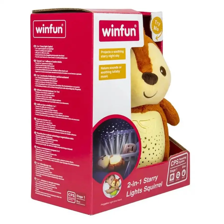 Winfun 2 In 1 Starry Lights Squirrel