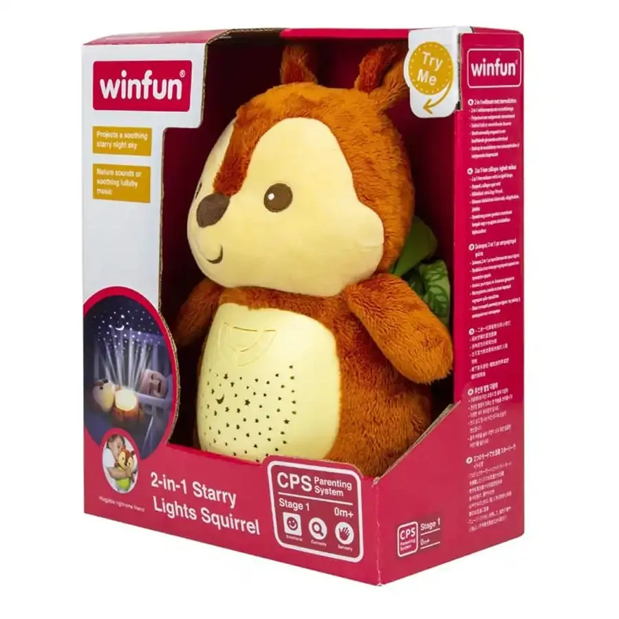 Winfun 2 In 1 Starry Lights Squirrel