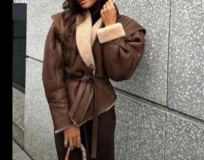 Women's Clothing Suede Jacket