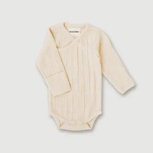 Wool Rib L/S Bodysuit - Oat