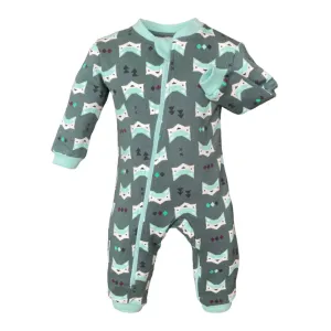 ZippyJamz Organic Cotton Footless Sleeper - Quiet Fox (18-24 Months)